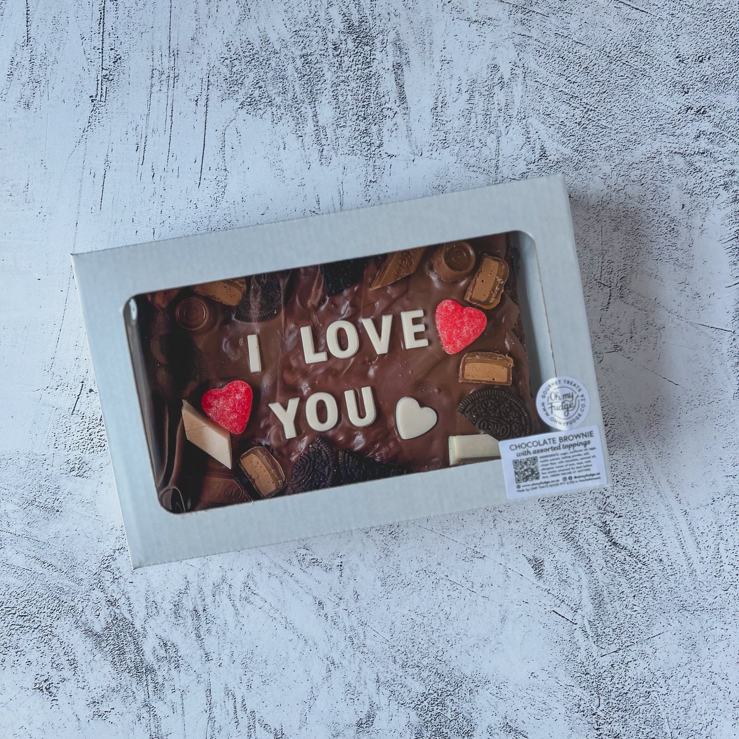 Custom Chocolate Brownie Slab