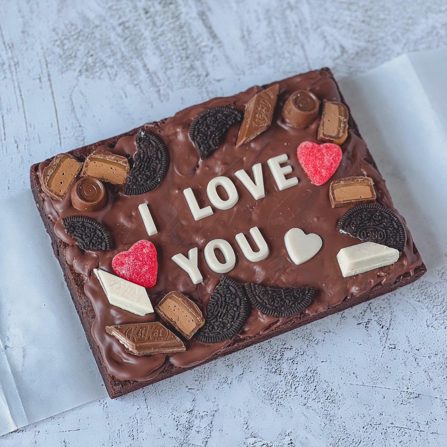 Custom Chocolate Brownie Slab