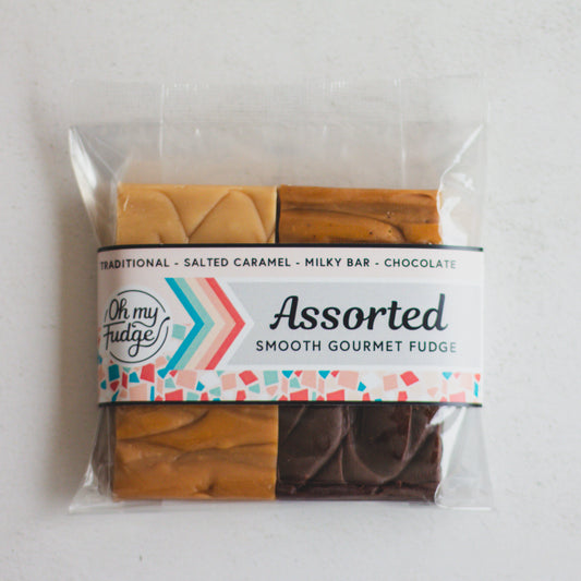 Bulk Pack - Classic Fudge - 25 x 4 Piece Packs