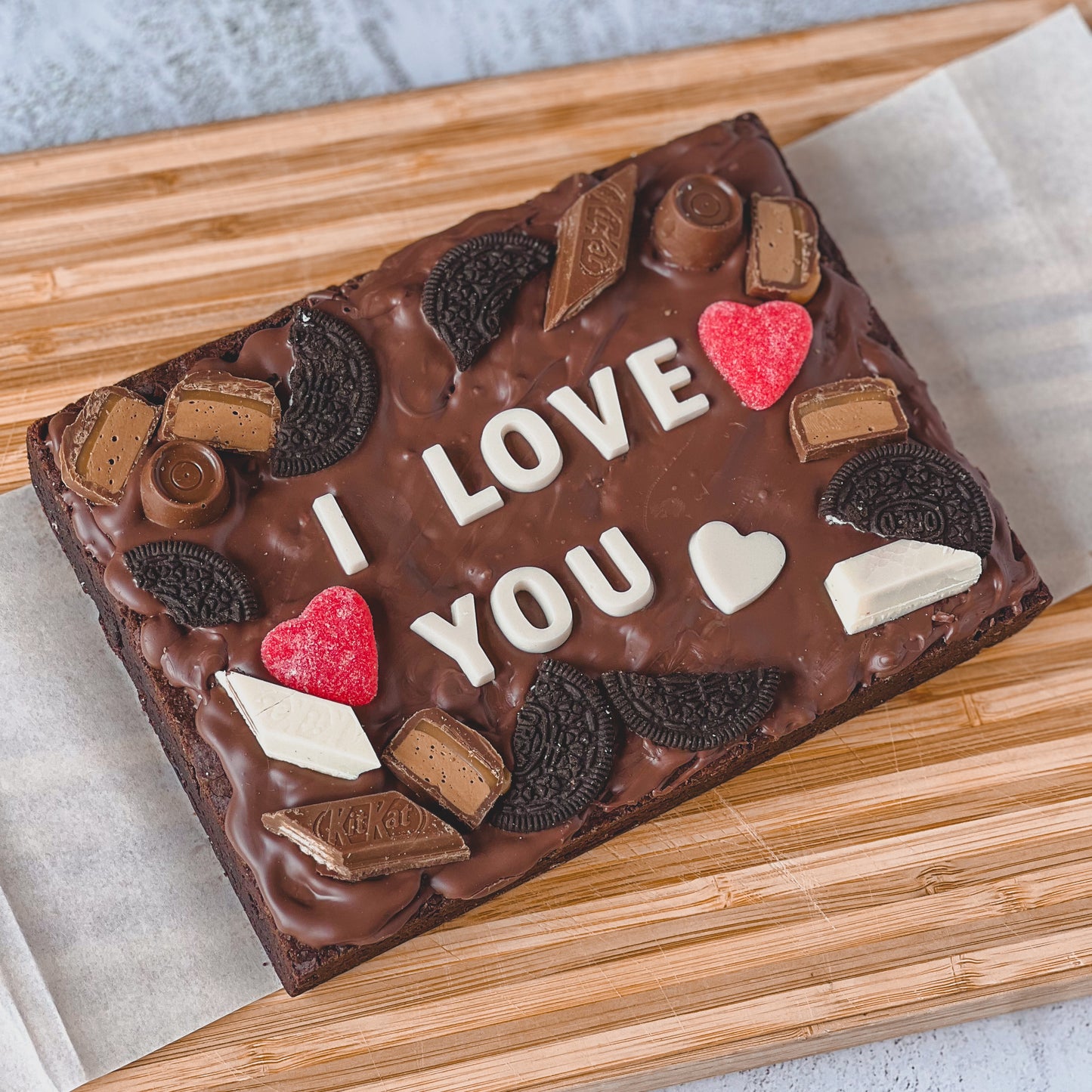 Custom Chocolate Brownie Slab