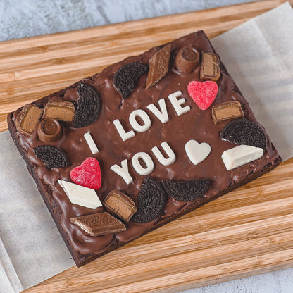 Custom Chocolate Brownie Slab
