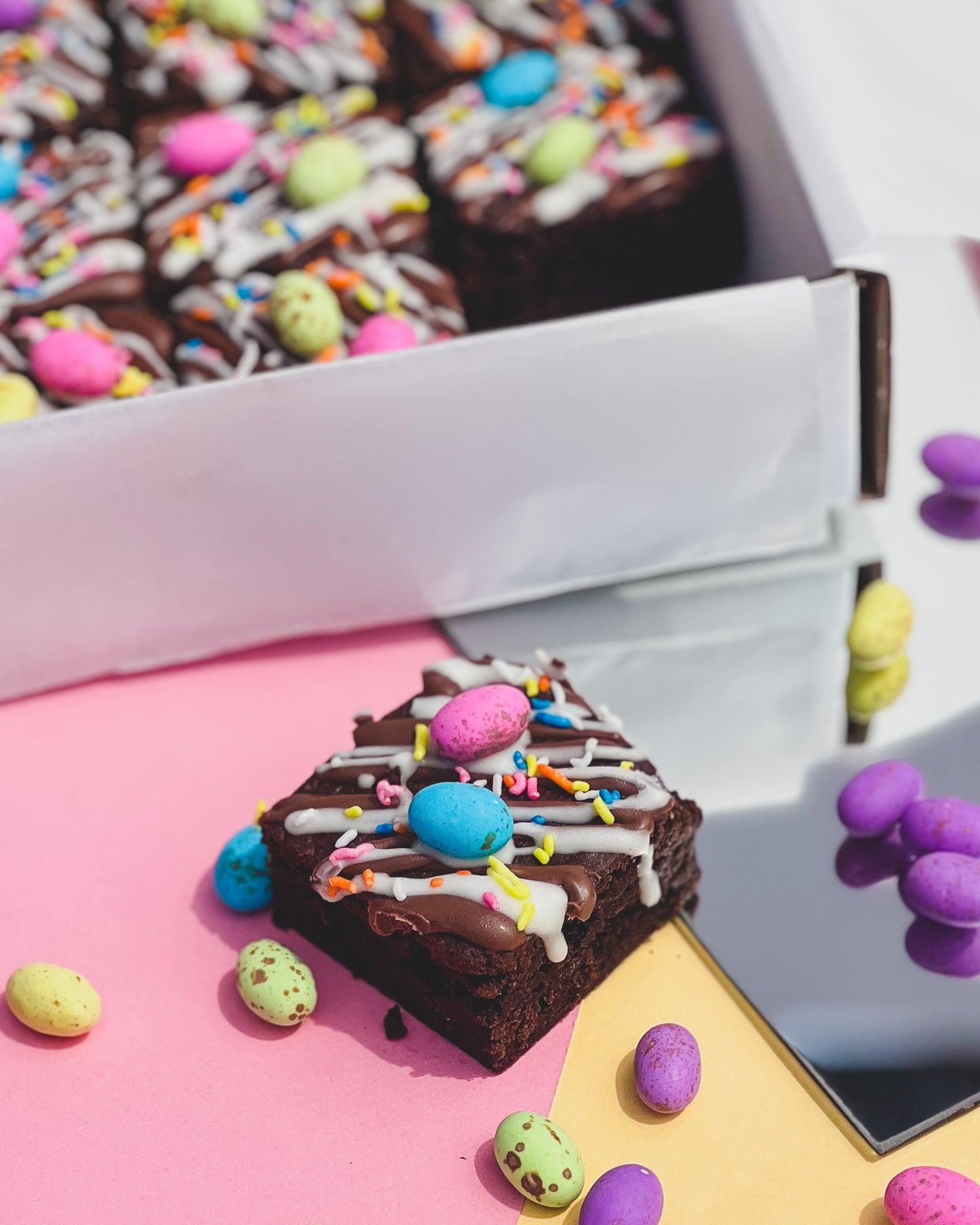 Speckled Egg Chocolate Brownies