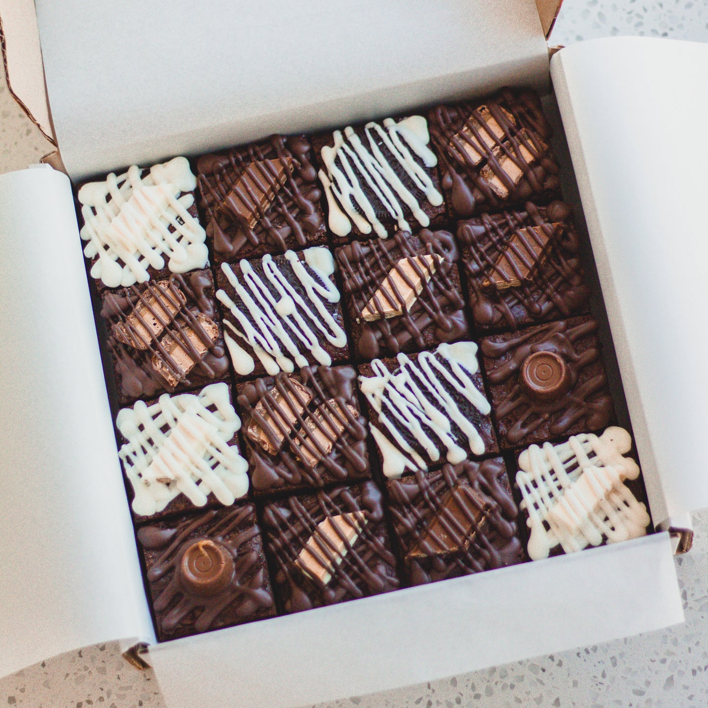 Chocolate Brownies with Classic Toppings (Freezer Friendly)