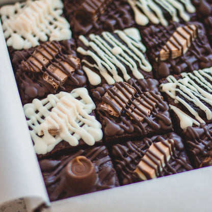 Chocolate Brownies with Classic Toppings (Freezer Friendly)