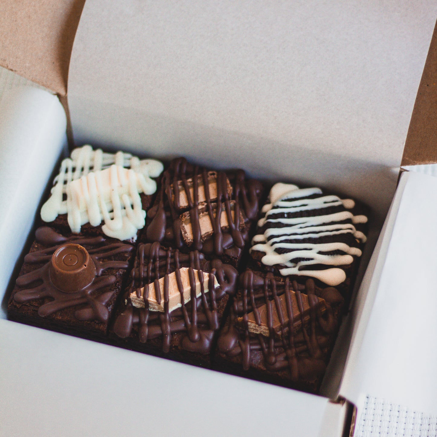 Chocolate Brownies with Classic Toppings (Freezer Friendly)