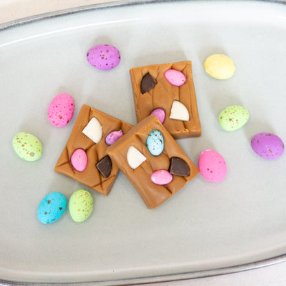 Speckled Egg stuffed Traditional Fudge