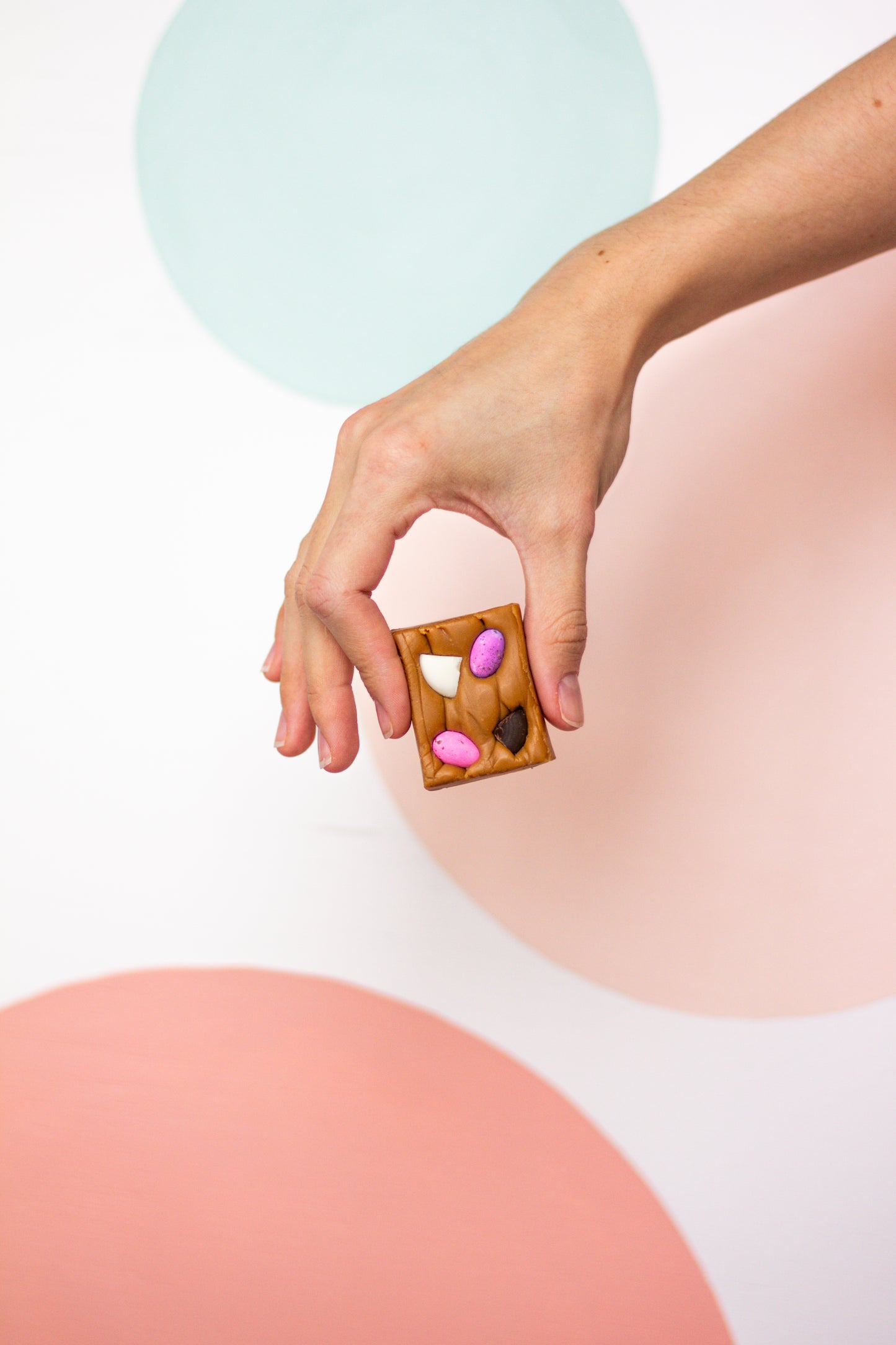 Speckled Egg stuffed Traditional Fudge